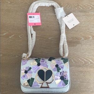 Kate Spade New York Small Nicola Wallflower Twistlock Bag - Purple, Green, Black